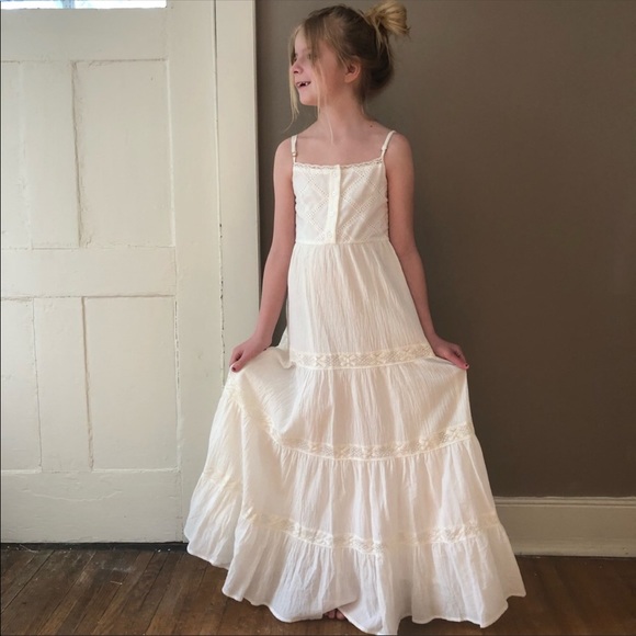 NWT. 3T-4T. Sweet Magnolia Boho Toddler Girl Maxi Dress. - Picture 7 of 10